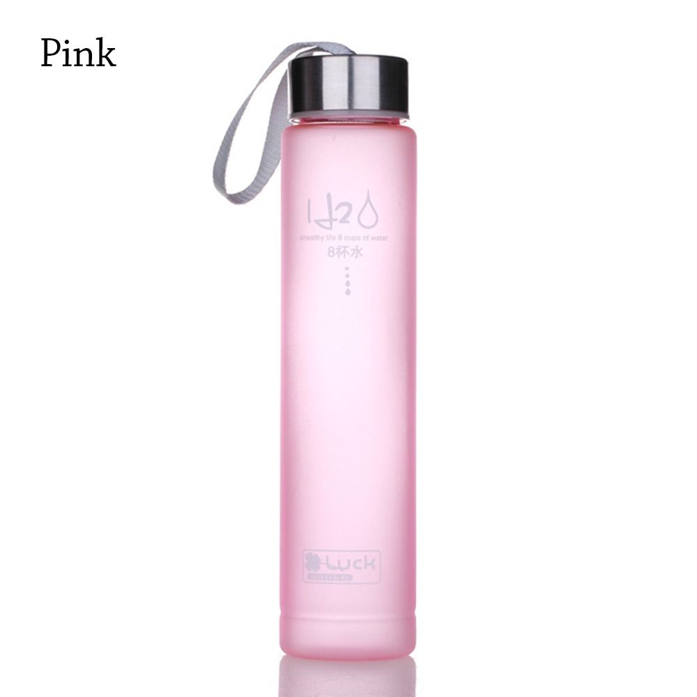 280ML Portable Leak-proof Transparent Plastic Drinking Bottle Water Cup Sport Kettle