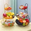 Fruit Tray Snack Storage Rack Dining Table Storage Rack Living Room Coffee Table Candy Tray Desktop Light Luxury Fruit Tray Household Use