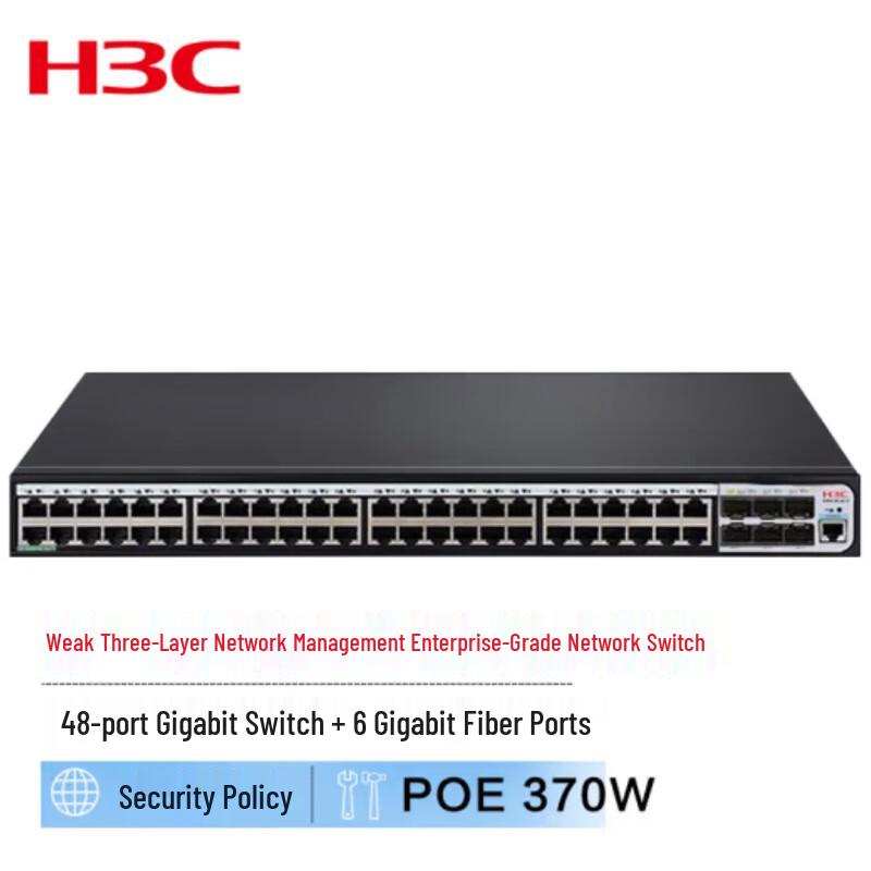 H3C Managed Gigabit PoE Ethernet Switches