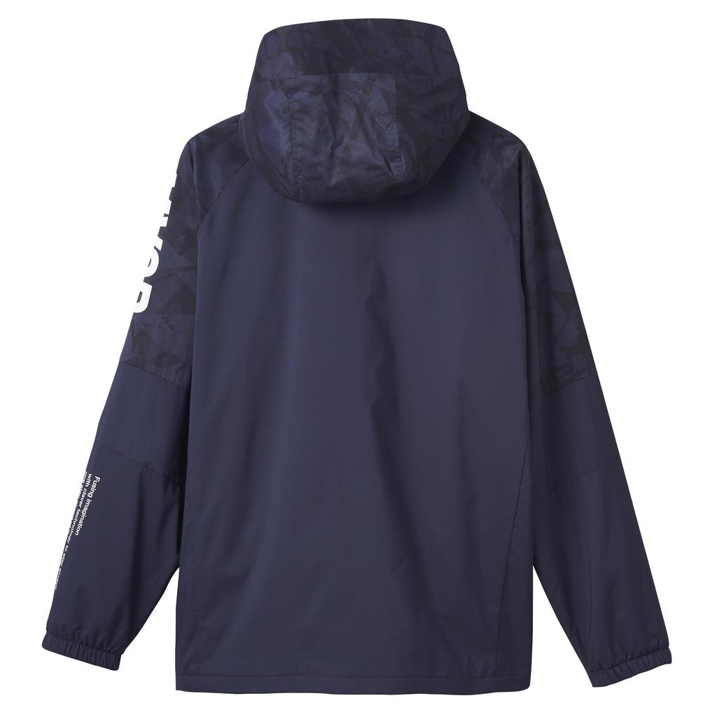 Windbreaker Descente HEATNAVI TOUGH Pattern Graphic Full Zip Hoodie Training NVNV S [Move Sports] All-over