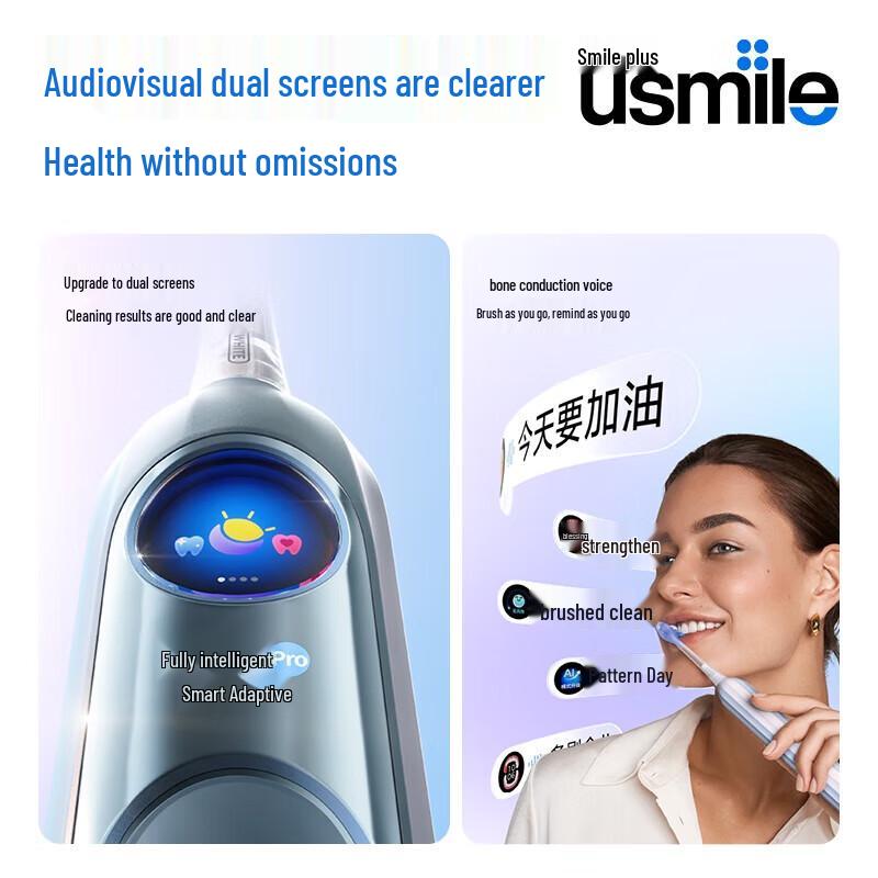 usmile Y30PRO Умная звуковая электрическая зубная щетка вилка CN (адаптер в комплекте)