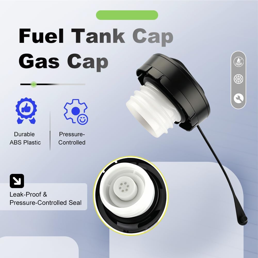 Fuel Tank Cap Gas Cap 77300-53010 Compatible with 2000-2005 Toyota Tacoma Tundra RAV4 Corolla Celica Highlander Echo Land Cruiser MR2 Spyder Matrix