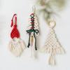1PC Hand-woven Christmas Tree Old Man Pendant Car Ornaments Christmas Tree Decoration Pendant Christmas Tree Embellishment Christmas Decoration
