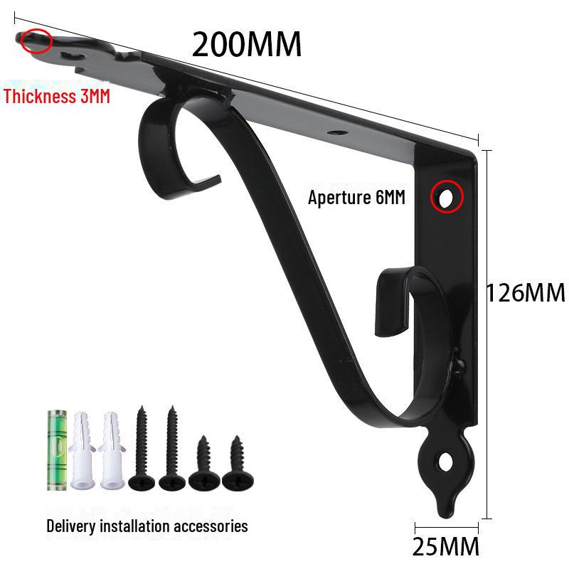 Утолщенный железный треугольный кронштейн для мраморной столешницы