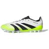 PREDATOR LEAGUE Abrasion Resistant Soccer Shoes Unisex White Black Sneakers JI1165