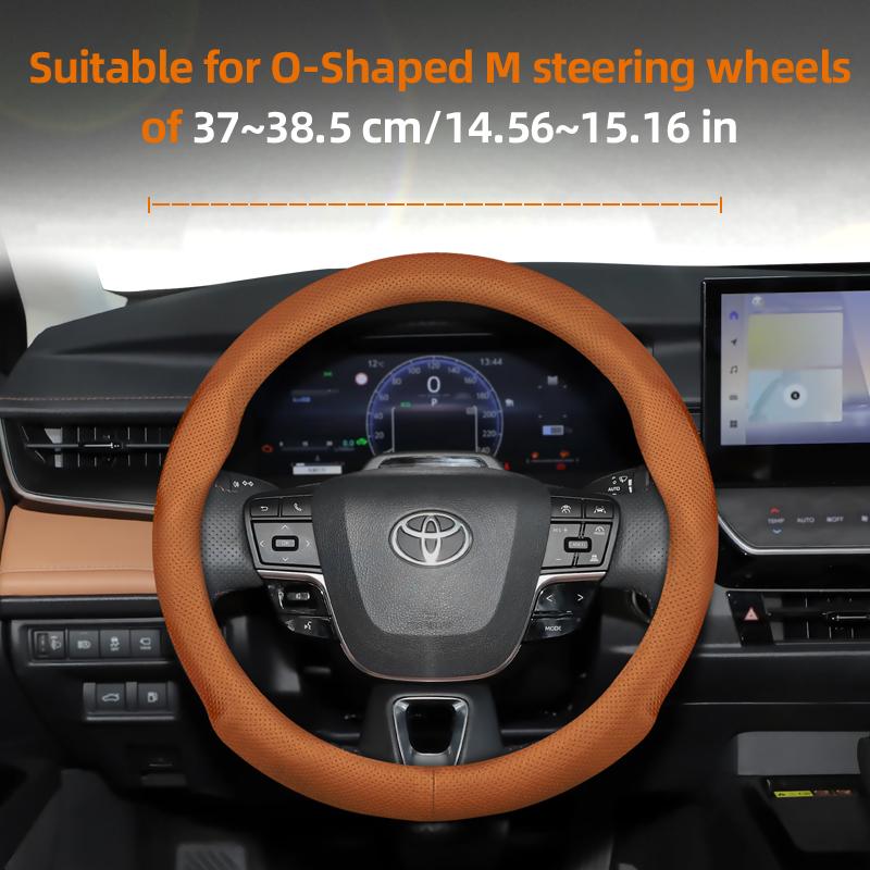 AFM5   Подходит для Toyota Ультратонкая Дышащая Кожаная Накладка на Руль Подходит для Chr Yaris Auris Rav4 Corolla Hilux Wish Roomy Aqua Prius 30