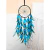 Nordic Dream Catcher Hand-woven Wind Chime Bohemian Feather Hanging Ornament Wall Decor Birthday Gift Bedroom Home Decoration