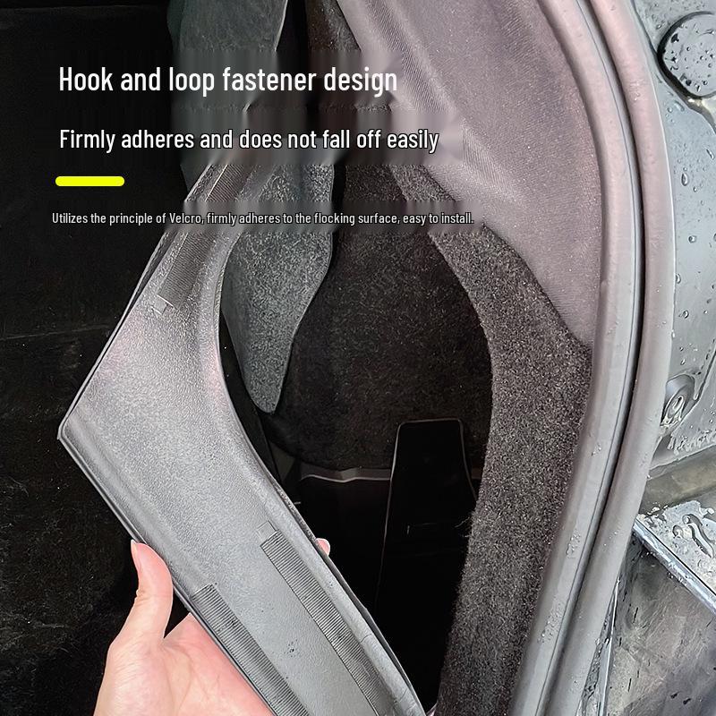 2025 Tesla Model Y Trunk Side Pocket TPE Protective Mats - Wear & Scratch Resistant