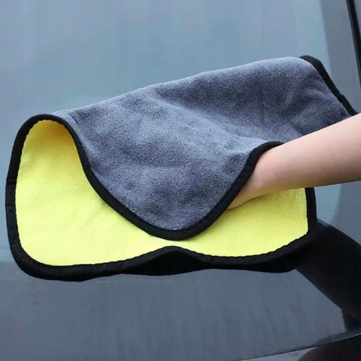 Microfiber car wash and drying cloth