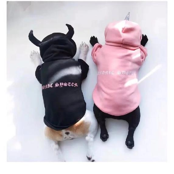 Cosplay Dog Hoodie Pet Devil Clothes Coat For Small Medium Large Dogs French Bulldog Schnauzer Corgi Teddy Jacket Costume WSC01
