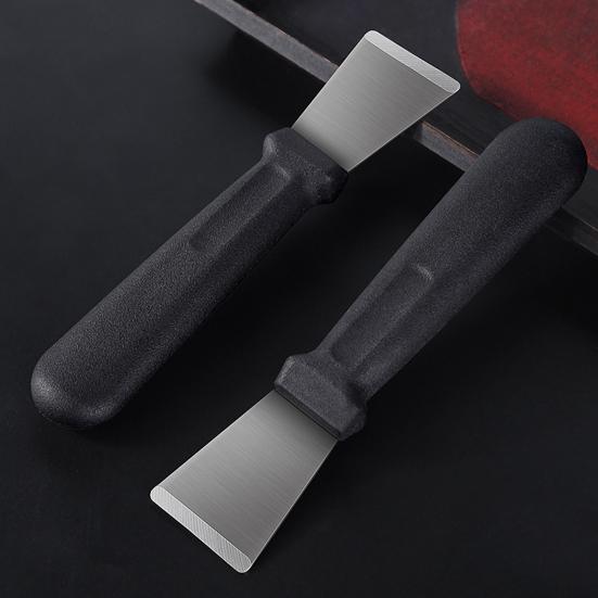 Металлический скребок для плиты Эргономичная ручка для удаления ржавчины Широкое применение Полезные средства для чистки стеклянной керамической плиты Хозяйственные принадлежности