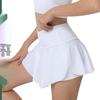 Sun Protection Pleated Sports Skirt for Running, Golf, Badminton & Tennis