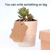 100Pcs Kraft Paper Tags Wedding Party Decoration Gift Tags Diy Packaging Labels