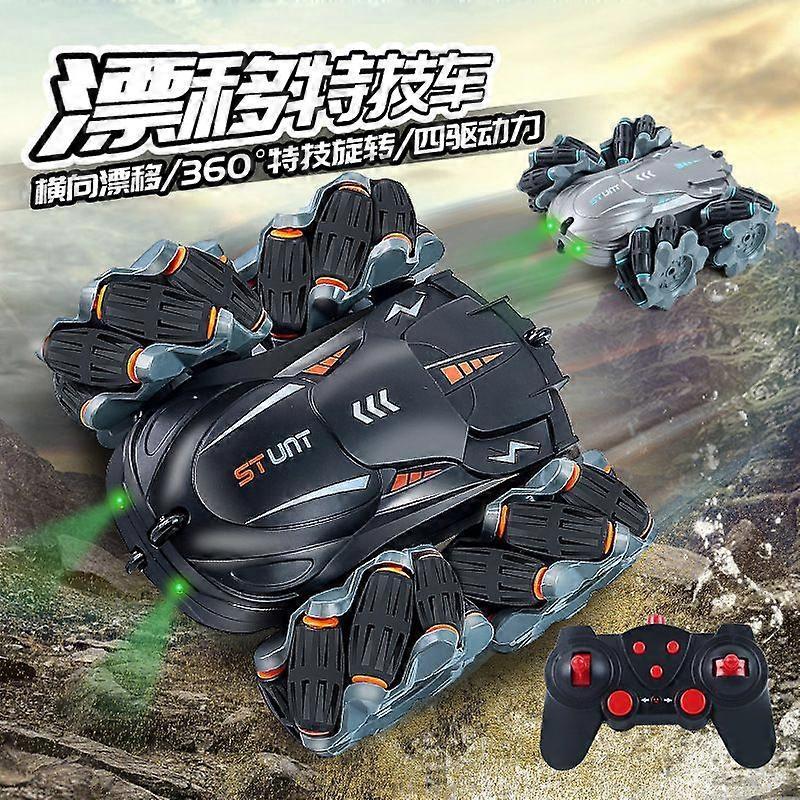 2022 Игрушка Радиоуправляемый Полноприводный Автомобиль для Бокового Дрифта Трюковой Двойной Вращающийся Внедорожный Поднимающийся Свет Детская Игрушечная Машина