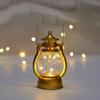 Vintage Lantern Retro Design LED Hanging Oil Lamp Battery Operated Decorative for Home Holiday Christmas Gifts Home Decor