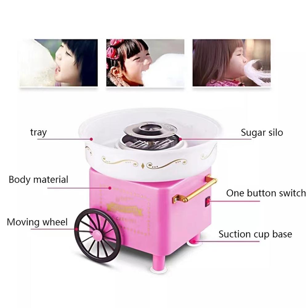 DIY Cotton Candy Machine Household Fun Homemade Sweet Snacks Mini Appliances New