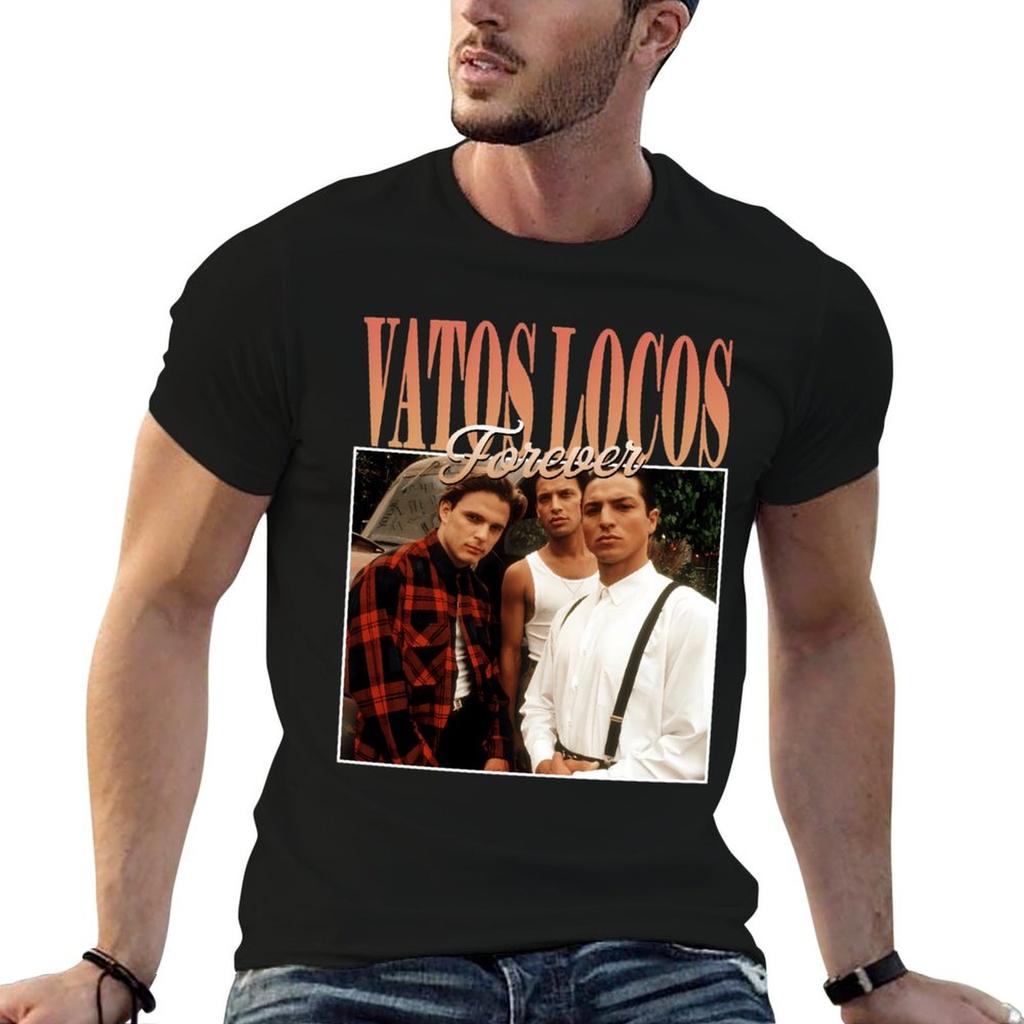 Vatos-Locos-Forever-Blood-In-Blood-Out-1993 T-Shirt Casual Basic Short Sleeve T-Shirt