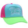 Mama Gang Mesh Cap Alphabet Embroidery Baseball Cap Curved Brim Couple Sunscreen Sunshade Truck Cap Cap