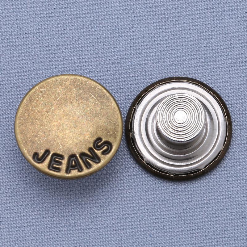 Регулируемые бесшовные металлические пуговицы для джинсовой ткани, съемная утягивающая талию волшебная кнопка