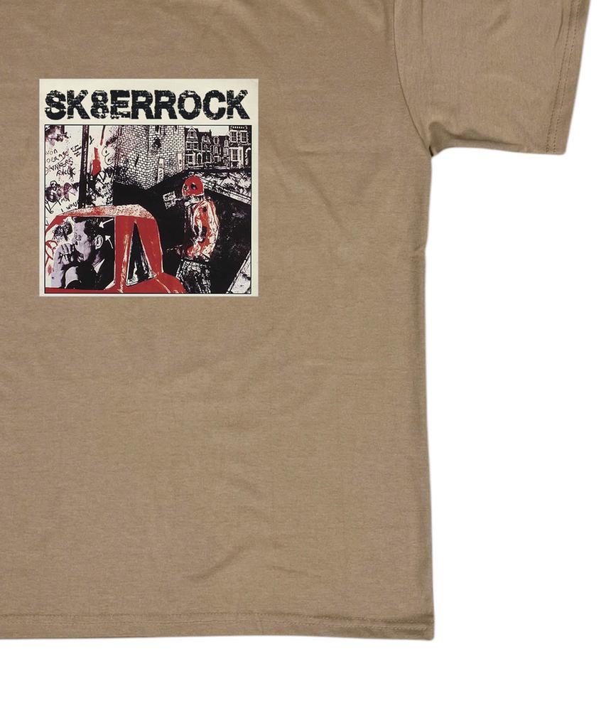 SK8ER ROCK Грязная Граффити Футболка ((бежевый ))
