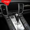 Porsche Panamera Interior Carbon Fiber Kit: Center Console, Steering Wheel, Gearshift & Door Trim
