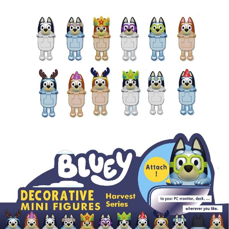 Горячая серия Bluey Коробка Милая Мультяшная Аниме Фигурка Модель Кукла Украшение Идеальный Подарок Ребенку на День Рождения Рождество