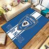 Bastia Crest Blue Custom Name Carpet Rug For Living Room Bedroom Home Sofa Decoration Kids Play Nonslip Floor Mat