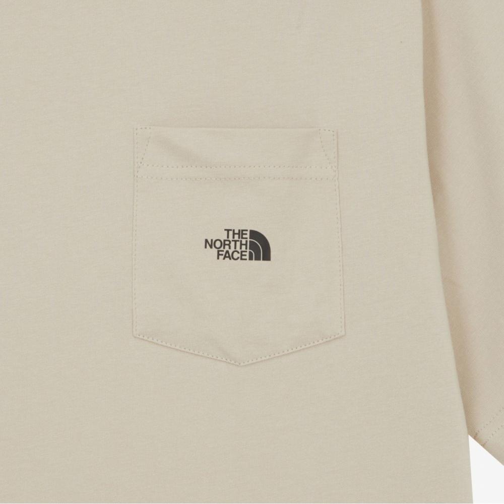The NorTh Face Men S eSSence ShorT Sleeve T ShirT lighT Beige nT7uS50c