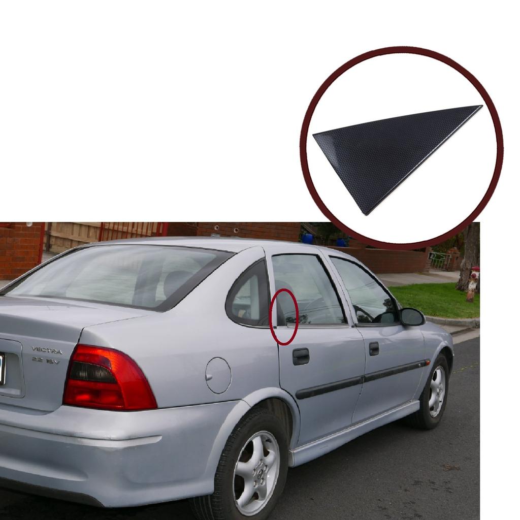 ESP1112-2 Rear Right Door Window Outer Corner Frame Insert Triangle Molding Cover 90524880 for Vauxhall Opel Vectra B 1995-2002