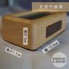 DEMI Digital Alarm Interior Table Natural Bamboo Alarm Snooze Light LCD Battery Living Portable LOUS. Clock, Clock, Small, Clock, Cute, Function,