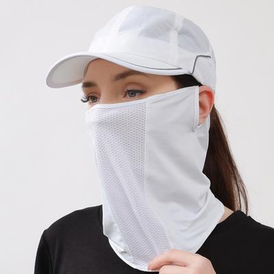 Спортивная защита лица, шейный платок, защита от ультрафиолета, дышащая летняя охлаждающая бандана из ледяного шелка для мужчин и женщин, для езды на велосипеде, шейный платок, защитная маска для лица