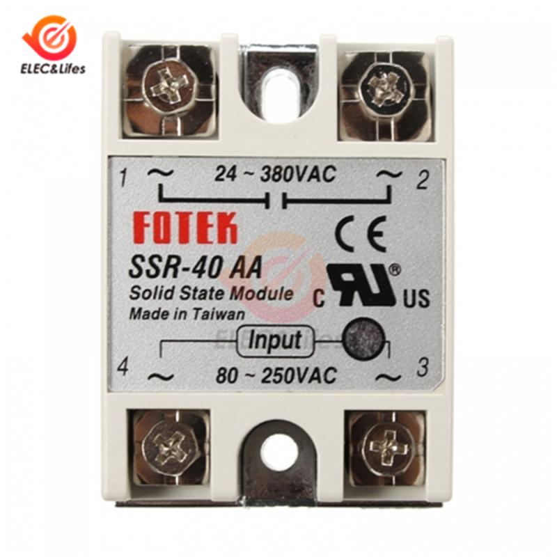 Твердотельное реле переменного тока SSR-11AA SSR-11AA SSR-11AA SSR-61AA 11А 11А 11А 61А Управление переменным током AC SSR Реле 81-111В AC TO 11-181В AC