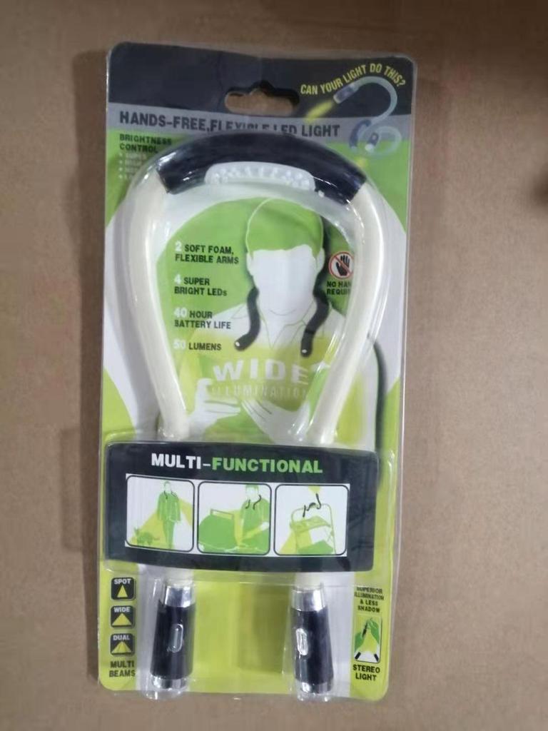 Versatile LED Neck and Headband Reading Light