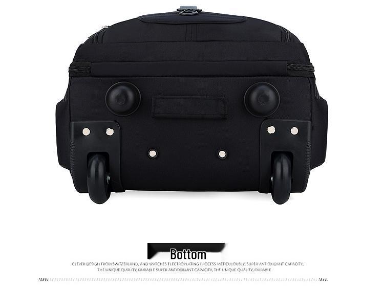 Рюкзак на колесиках для ноутбука - Универсальная дорожная и школьная сумка на колесиках