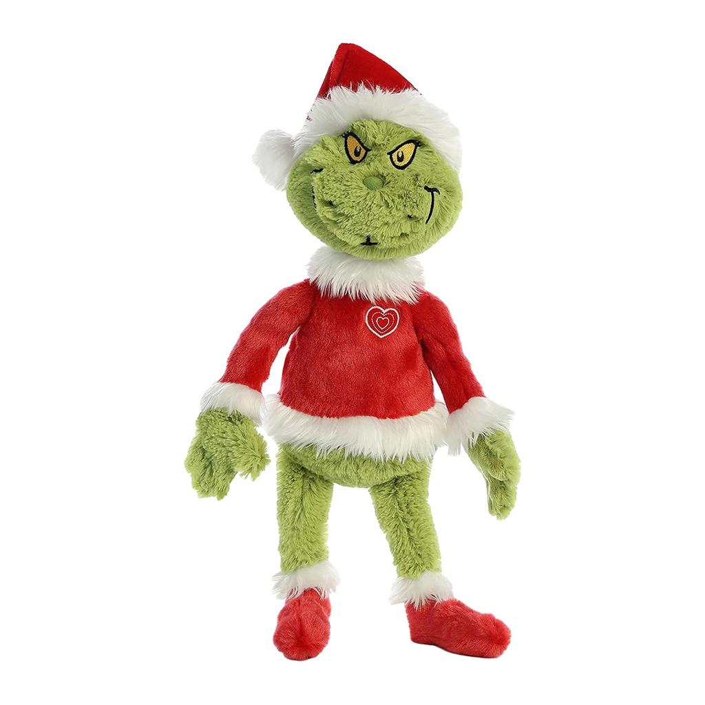 40cm Whoville Christmas Miser Plush Doll,Christmas Cute Plush Doll Toy Gift Cartoon Style Children's Rag Doll Festival Decoration Ornament