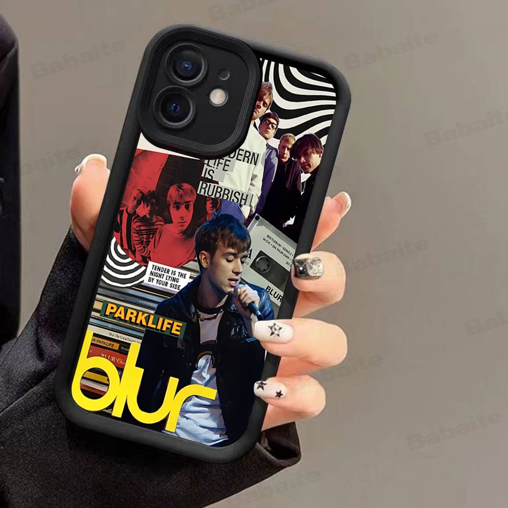 Чехол для телефона Rock Band B-Blur Для IPhone 17 16 15 14 13 12 11 Pro Max 16E Plus INS Мягкий чехол