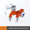 Dual-Head Multi-Function Washing Machine Faucet: 3-Way, Single Cold, Quick Open