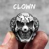 Gothic Punk Skull Stainless Steel Mens Rings Retro Trendy Domineering for Male Boyfriend Biker Jewelry Creativity Gift Wholesale
