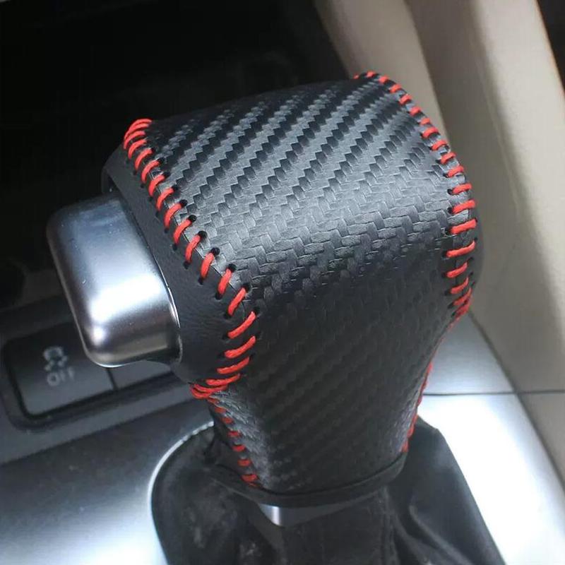Автомобильная ручка переключения передач, чехол для Volkswagen Golf 6 Passat Tiguan Touran Polo Sagitar Jetta Gli, кожаная ручка переключения передач