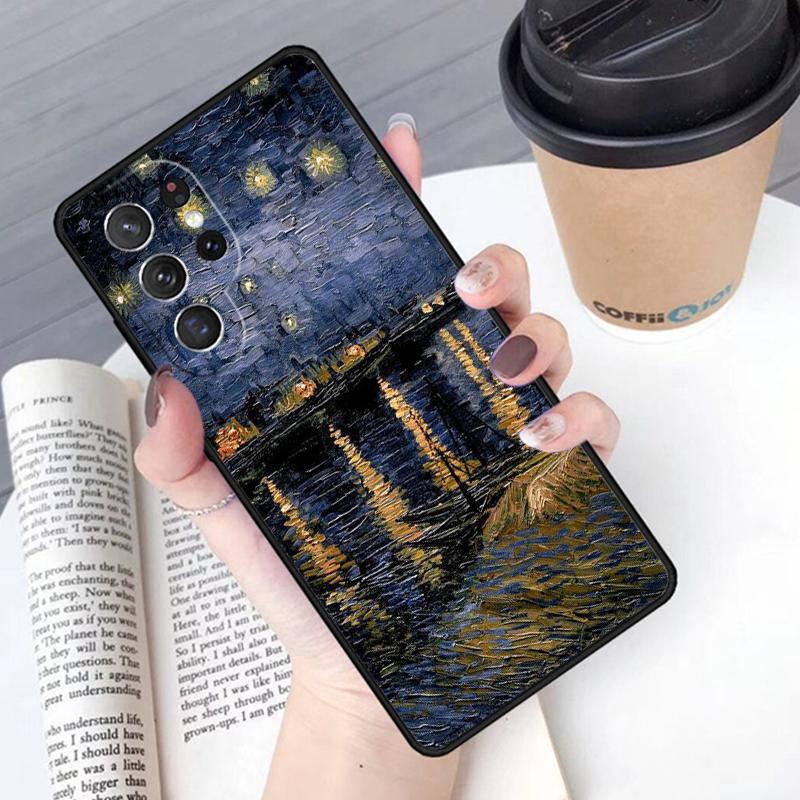 Чехол для телефона с картиной Ван Гога Чехол для Samsung Galaxy S24 S25 Ultra S21 S22 Ultra S10E Note 10 Plus Note 20 FE S23