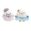 San-X Sumikko Gurashi «Лагуна Пингвинов» Мягкая игрушка Tenori Чайка и Призрак Набор, Море, Ракушка, Лето, Cu