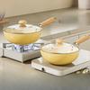 Керамическая кастрюля для молока, антипригарная кастрюля, дополнительная пищевая кастрюля, маленькая кастрюля для жарки «кошачья лапка», бытовая кастрюля для жарки, жареные яйца, лапша быстрого приготовления