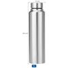 Stainless Steel Water Bottle | 1 L | Spill-Proof | Blitz, Silver