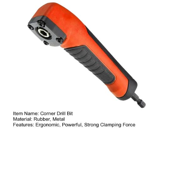 Corner Drill Bit Powerful Hex Shank Bits 90 Degree Right Angle Drill Extension Adapter Electric Drill Tool