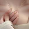 Серебряное ожерелье с кулоном «Бабочка» из розового халцедона — элегантный подарок для женщин