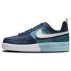 Air Force 1 React Midnight Navy Teal Men Sneakers Blue Black Action-Grape DM0573-400