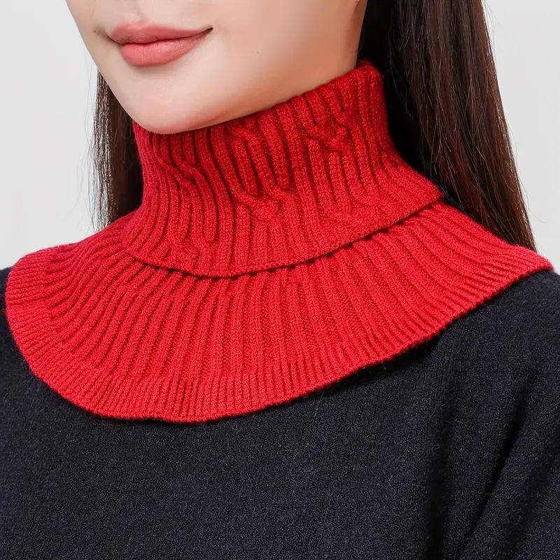 Solid Color Pullover Scarf Infinitely Elastic Autumn and Winter Cold Resistant Neck Collar Scarf