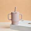 Heat-resistant Baby Straw Cup Food Grade Silicone Baby Training Cup Feeding Cup  Milk