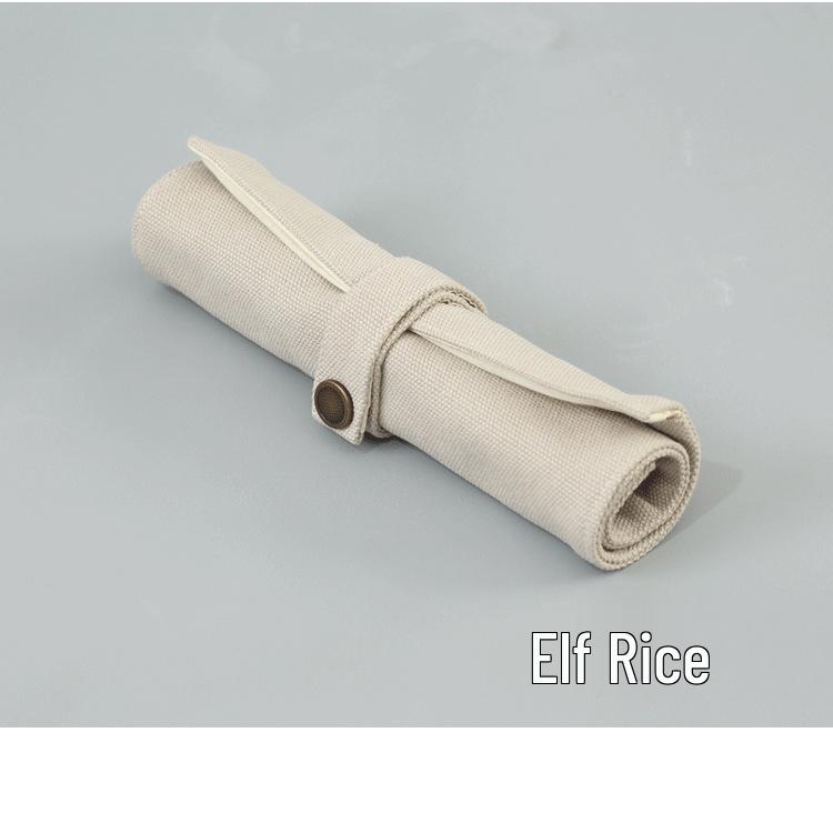 Японский ретро литературный холщовый скручивающийся пенал для студентов - Большой, Средний, Маленький