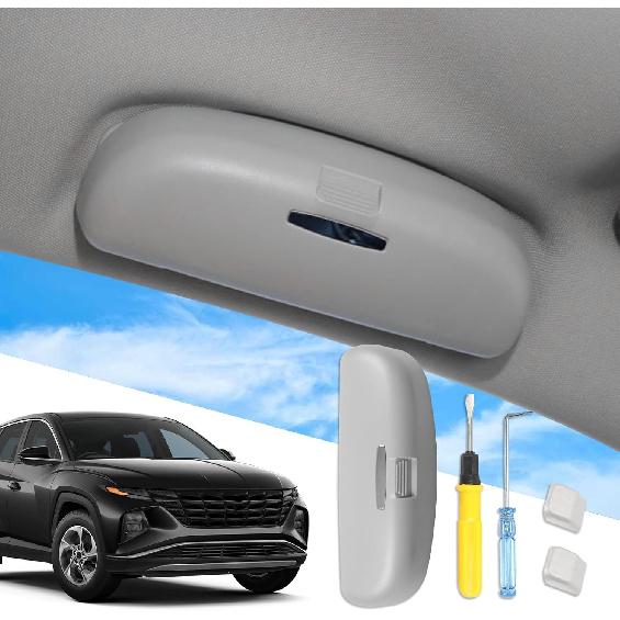 SXCY Для -2024 2025 Hyundai Tucson Santa Cruz Бокс для очков Для -2024 2025 Tucson Santa Cruz Аксессуары для интерьера Для Hyundai Футляр для солнцезащитных очков